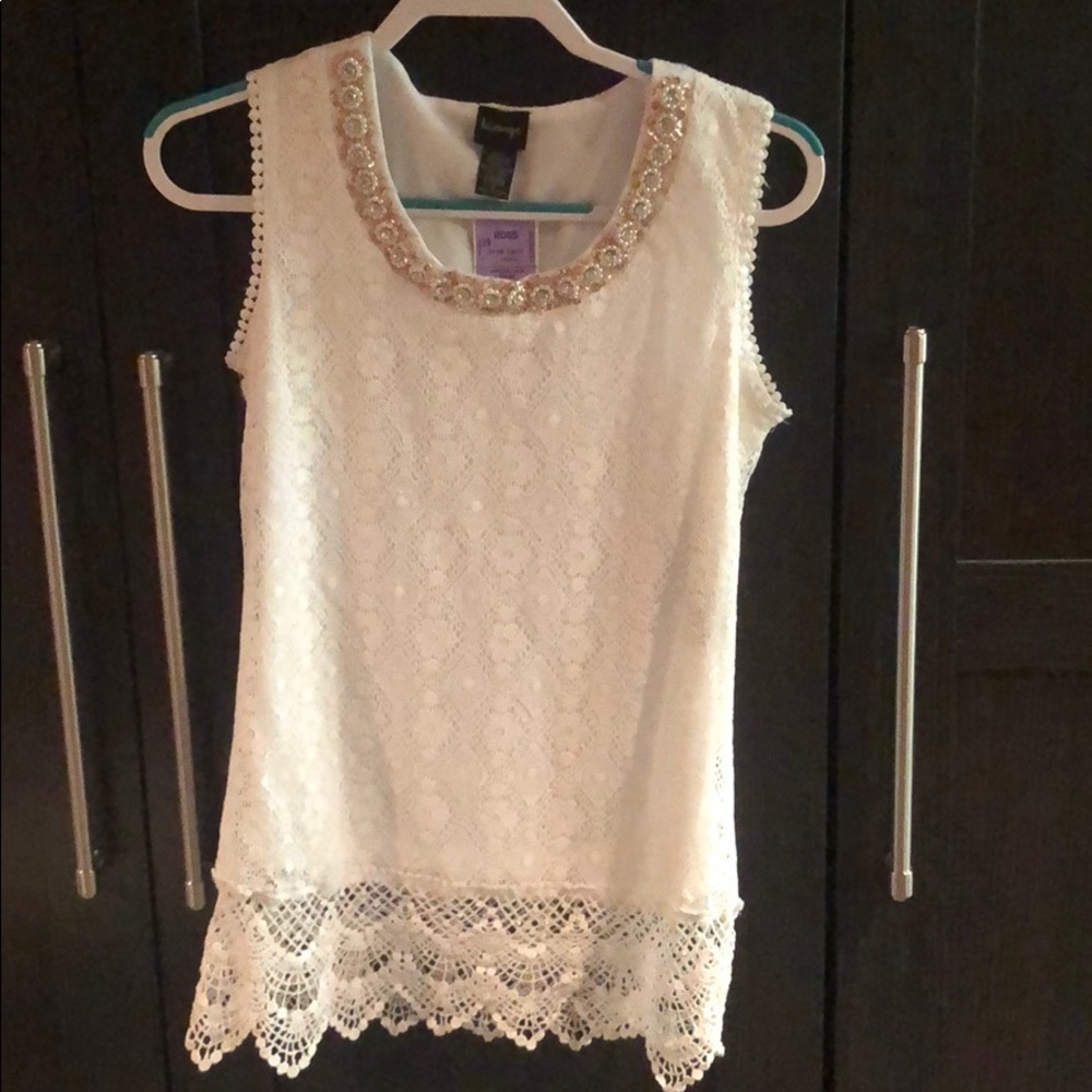 White lace La vanya top from Ross